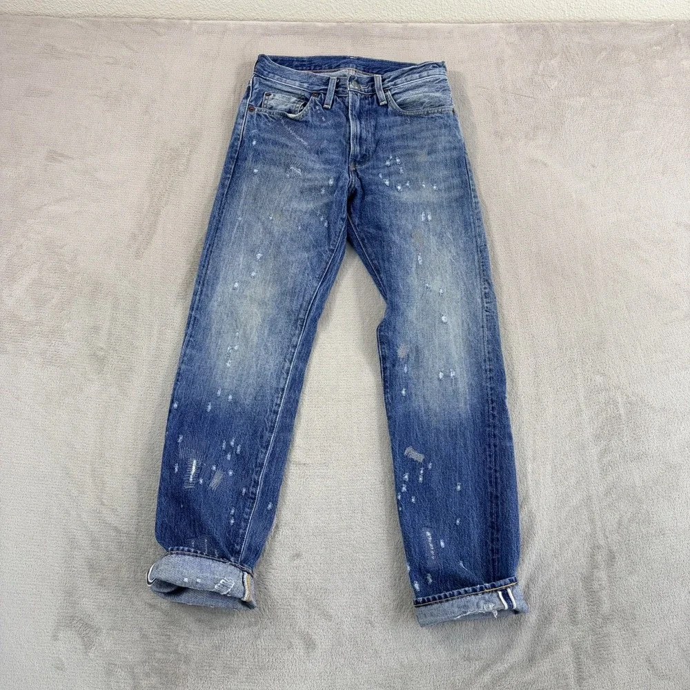 Levis 501Z XX Selvedge‎ Denim LVC 1954 Big E Jeans Blue Men 27x30 (Tag 28)